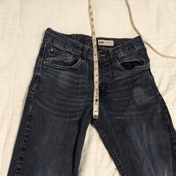 Wrangler dark blue almost off black jeans size 29 X 30 - Picture 5 of 10